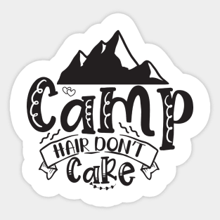 Cool Camping Hiking Adventure Sticker